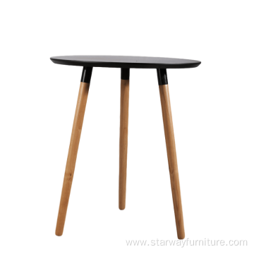 Modern furniture MDF wood round coffee side table